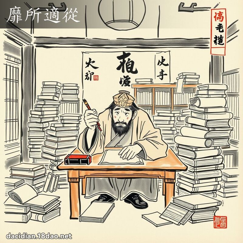 靡所適从 配图