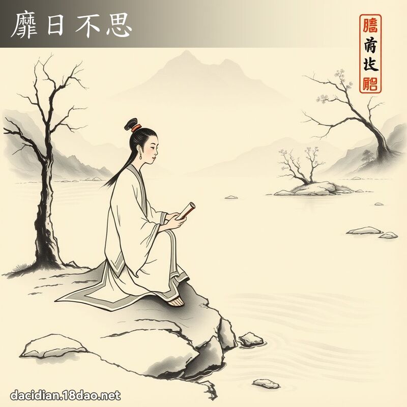 靡日不思 配图