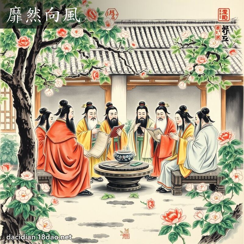 靡然向风 配图