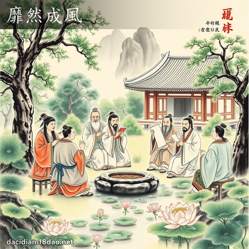 靡然成风 配图