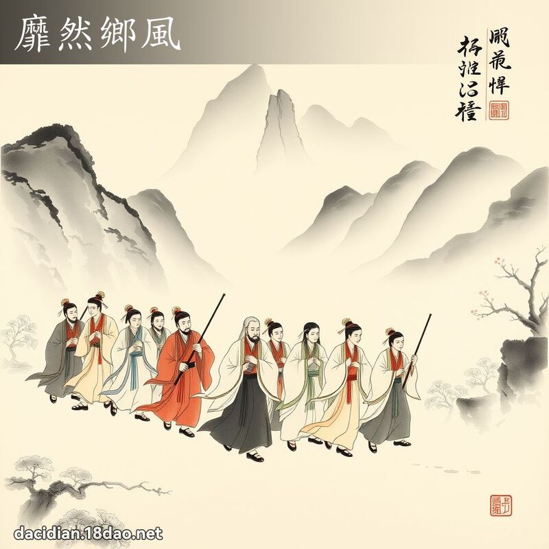 靡然乡风 配图