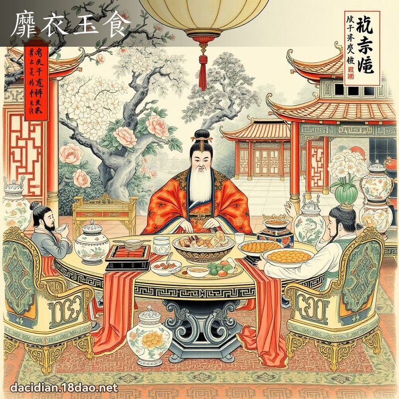 靡衣玉食 配图