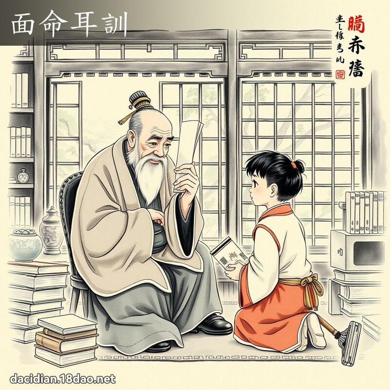 面命耳训 配图
