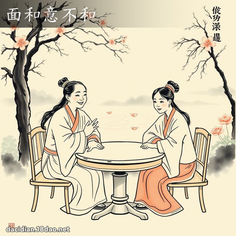 面和意不和 配图