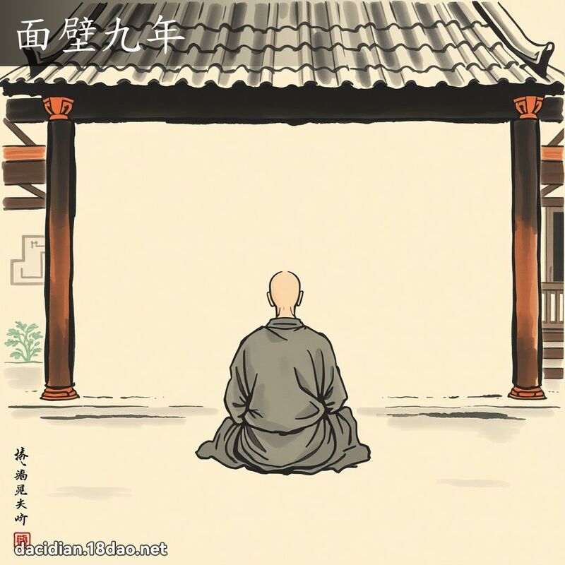 面壁九年 配图