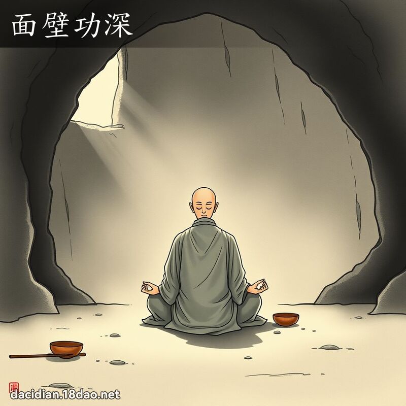 面壁功深 配图