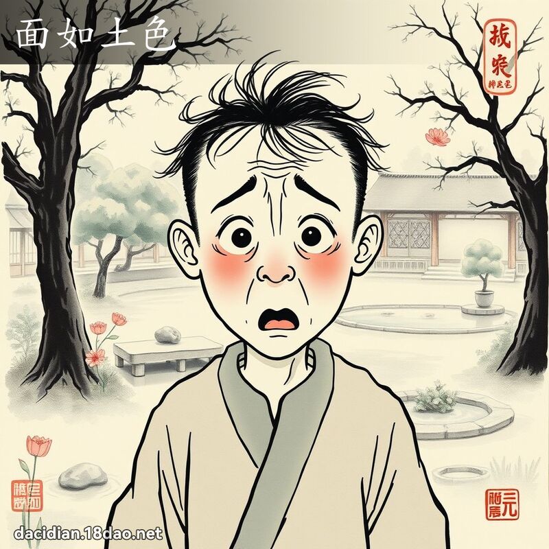 面如土色 配图
