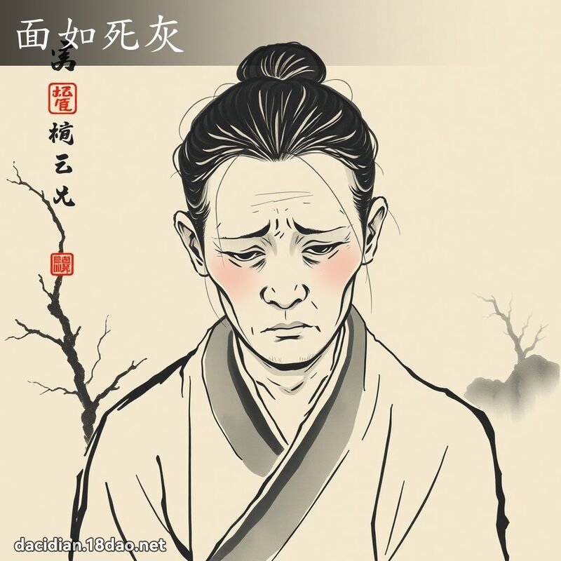 面如死灰 配图