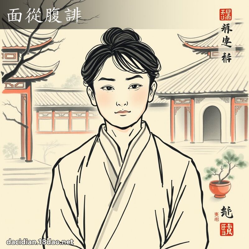 面從腹誹 配图