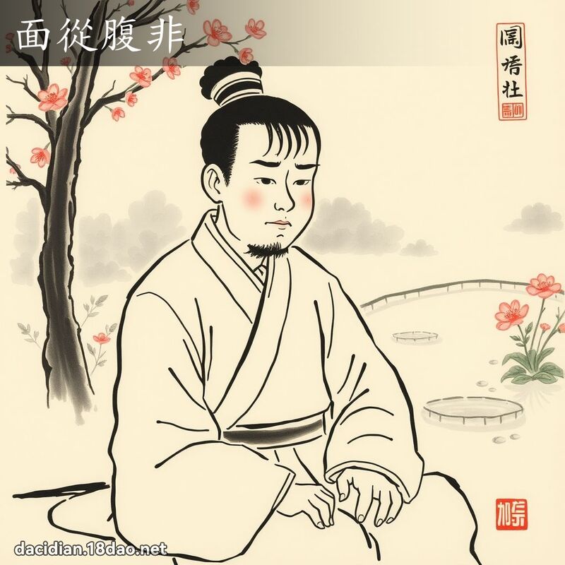 面從腹非 配图