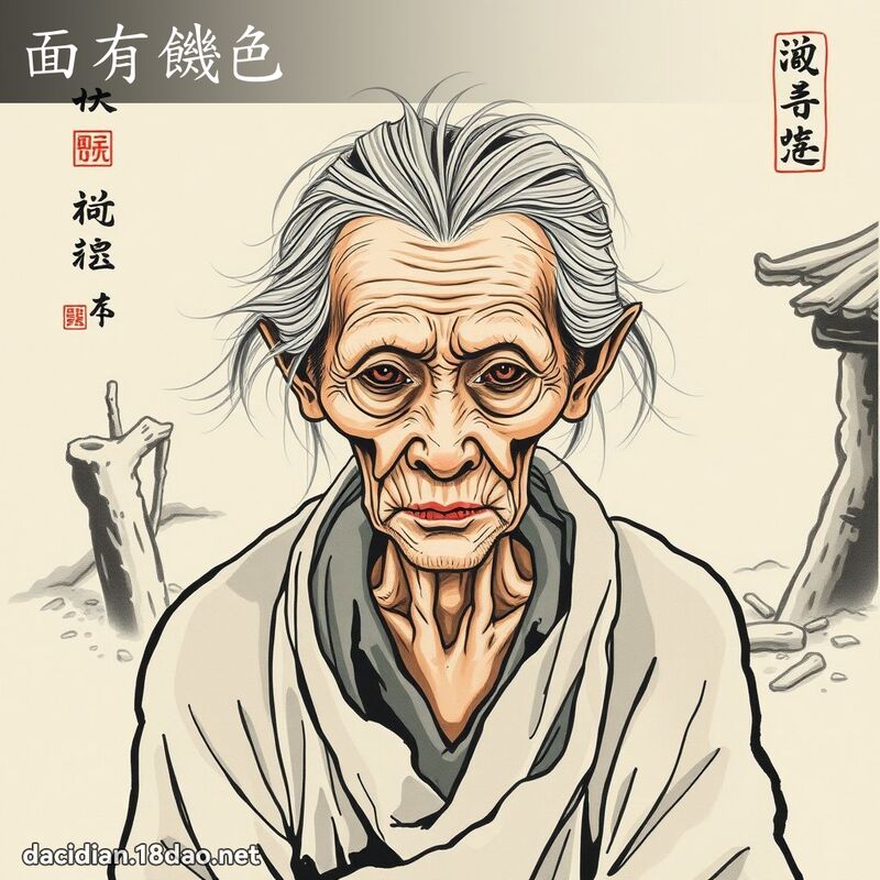 面有饑色 配图