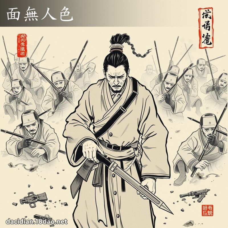 面無人色 配图