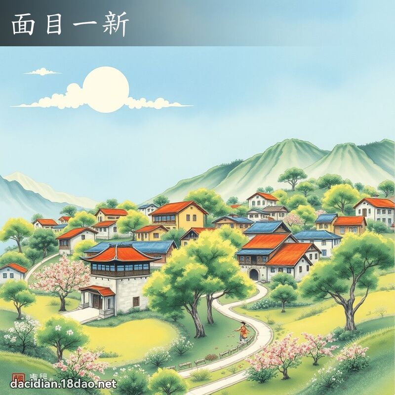 面目一新 配图