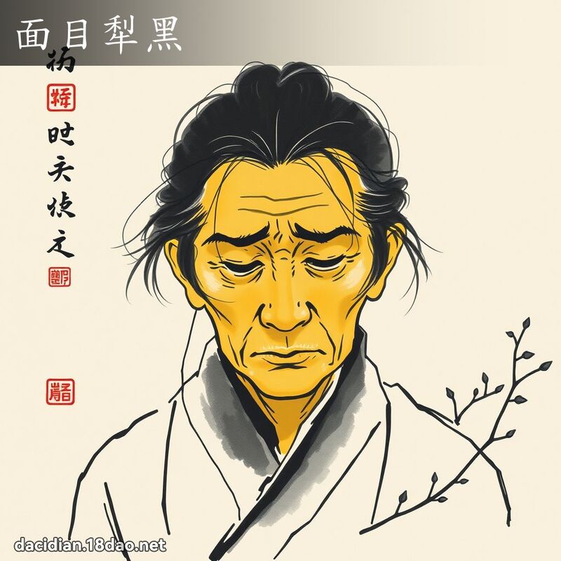 面目犁黑 配图