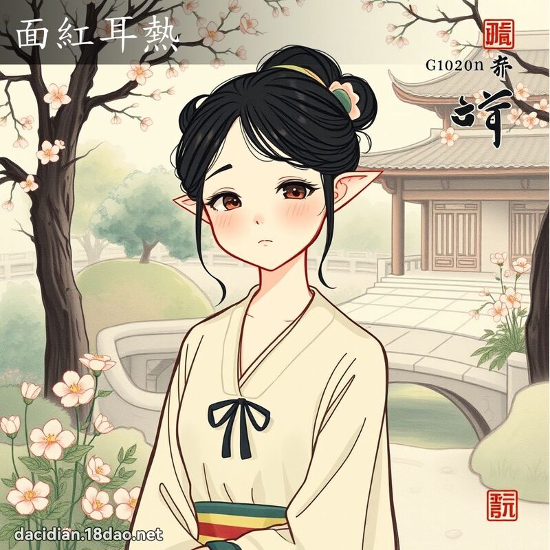 面紅耳熱 配图
