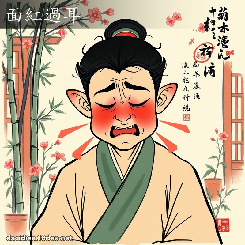 面紅過耳 配图