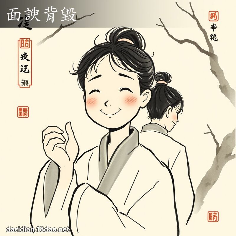面諛背毀 配图