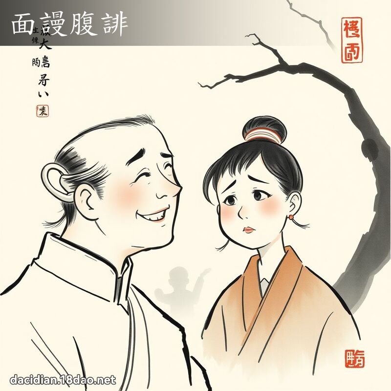 面謾腹誹 配图