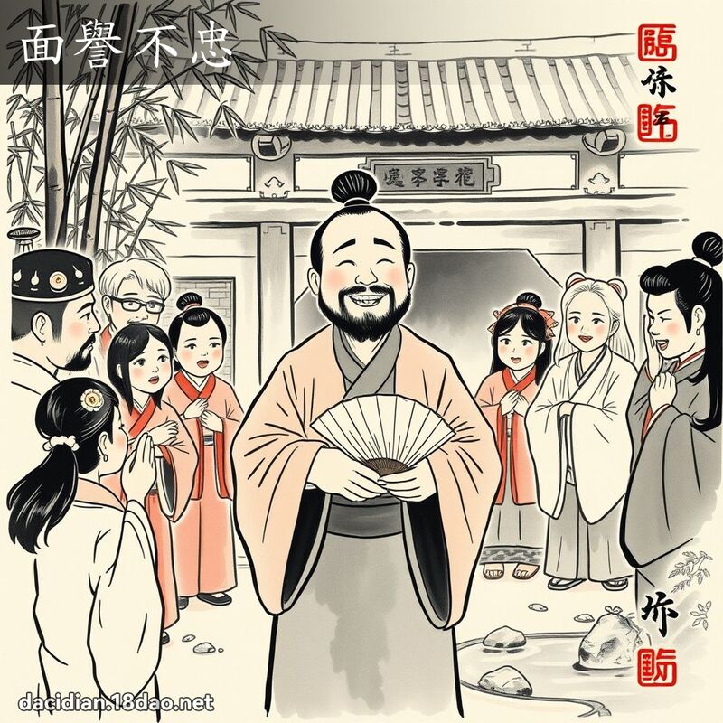 面譽不忠 配图