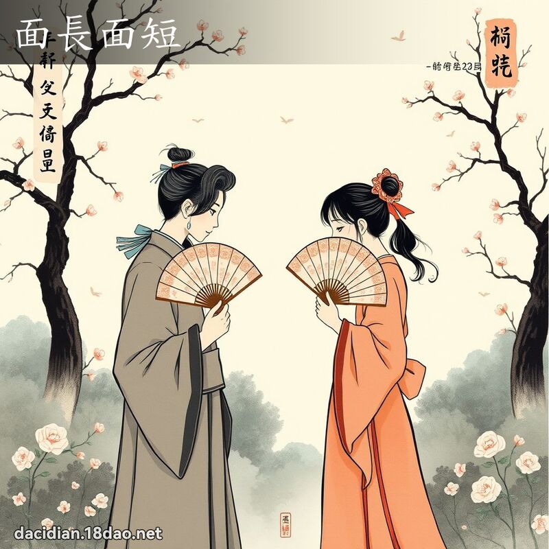 面長面短 配图