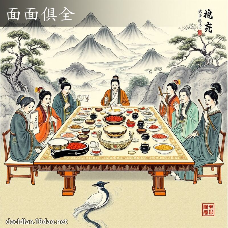 面面俱全 配图