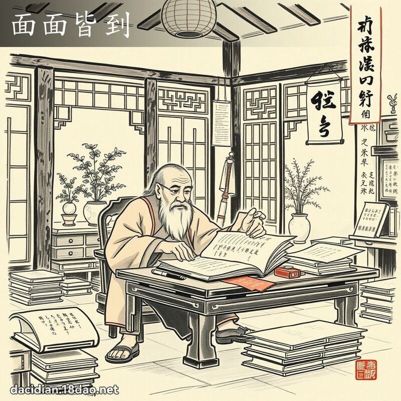 面面皆到 配图