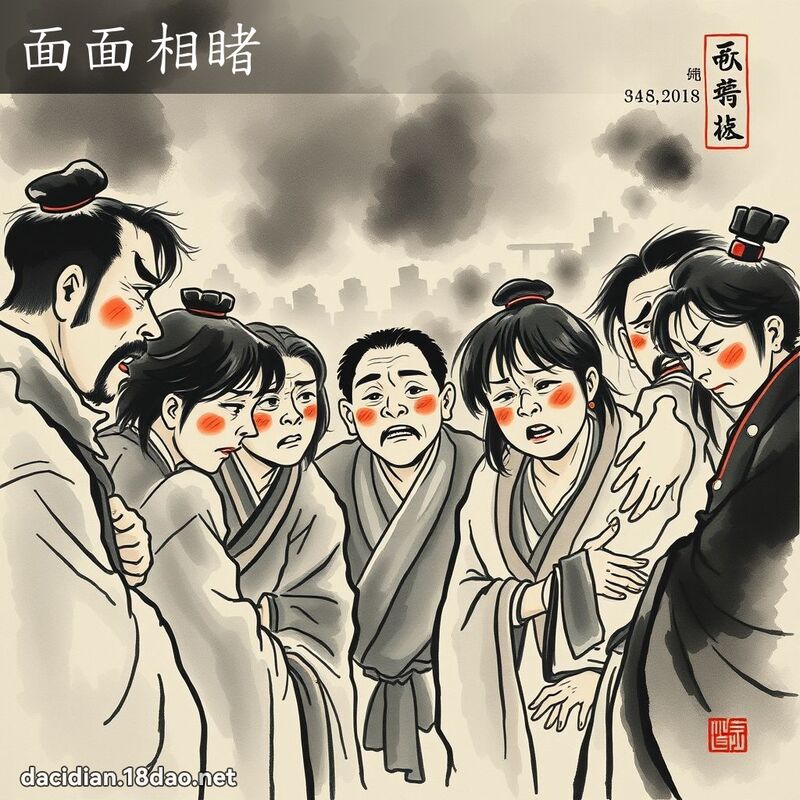 面面相睹 配图