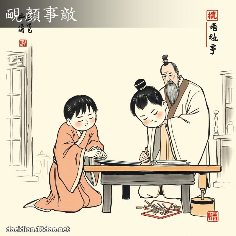 靦顏事敵 配图