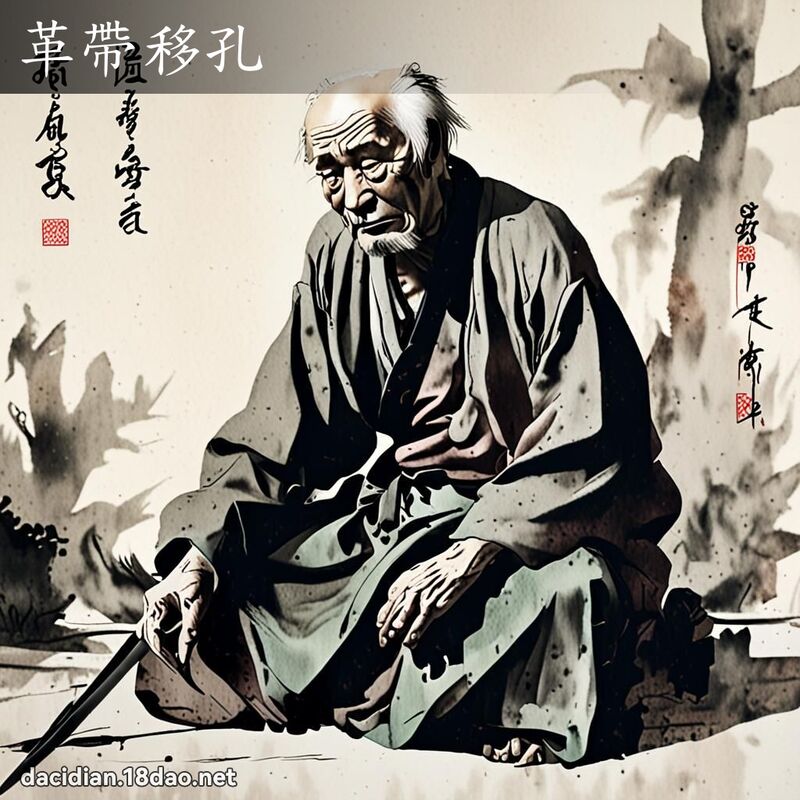 革帶移孔 配图