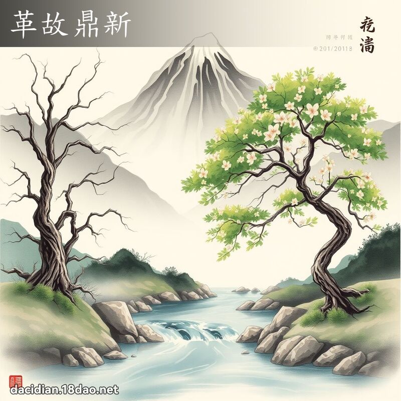 革故鼎新 配图