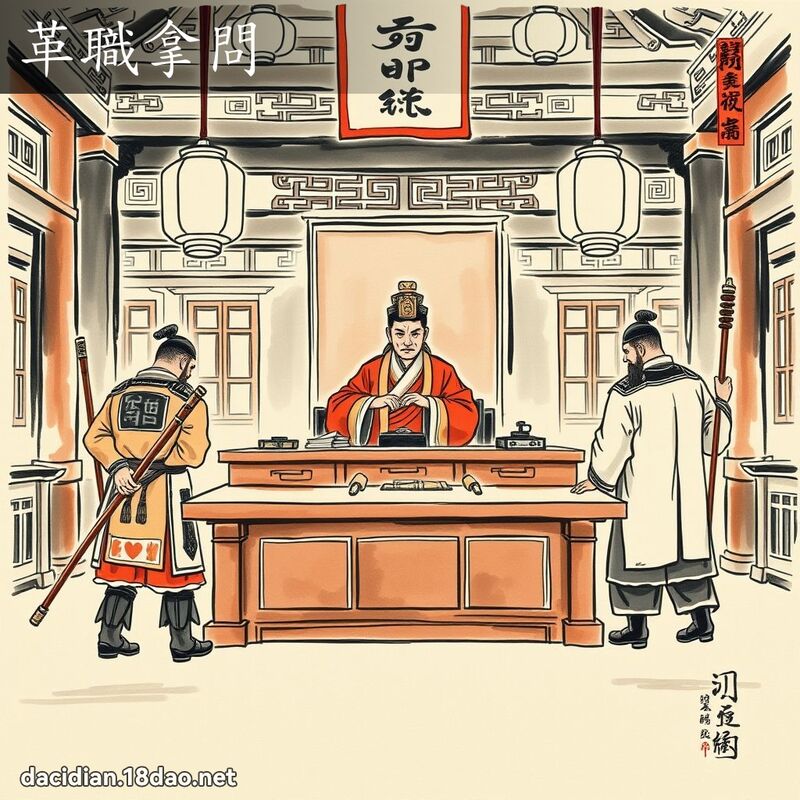 革職拿問 配图
