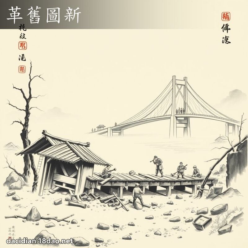 革舊圖新 配图