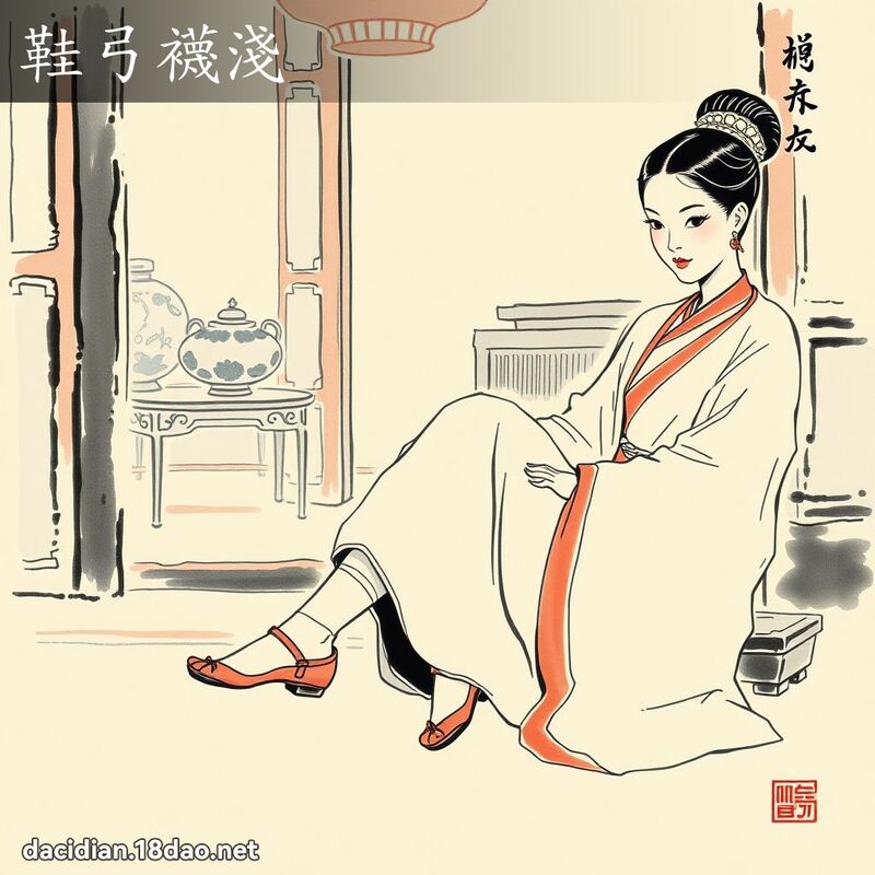 鞋弓襪淺 配图