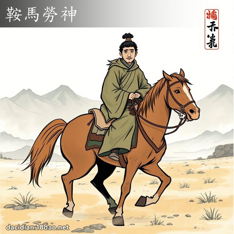 鞍馬勞神 配图