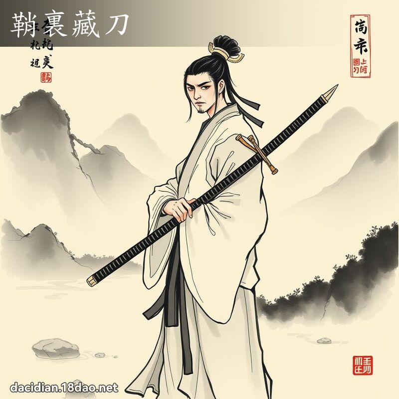 鞘裏藏刀 配图