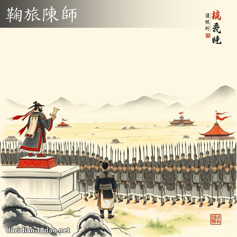 鞠旅陳師 配图