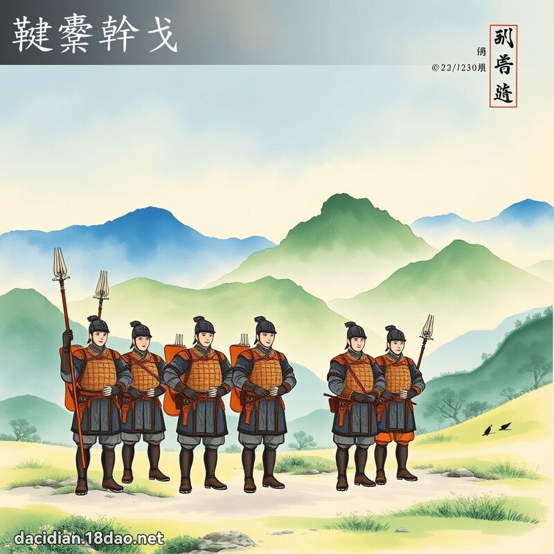 鞬櫜幹戈 配图