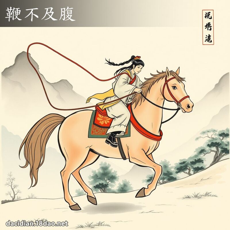 鞭不及腹 配图