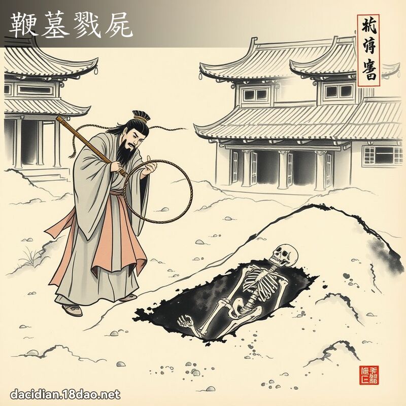 鞭墓戮屍 配图