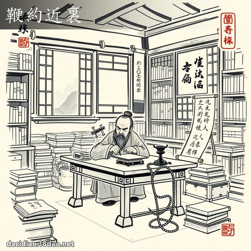 鞭約近裏 配图
