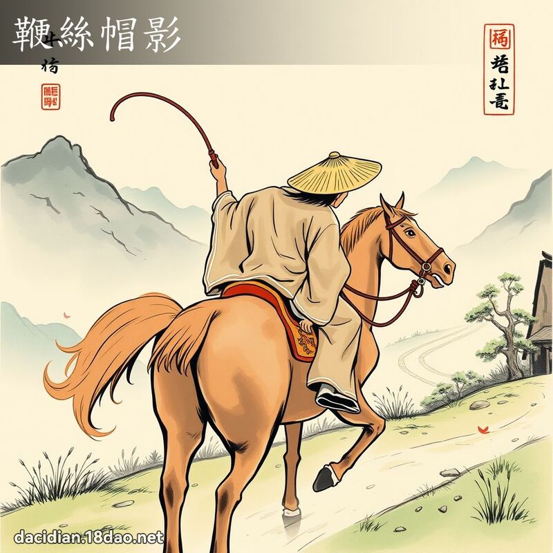鞭絲帽影 配图