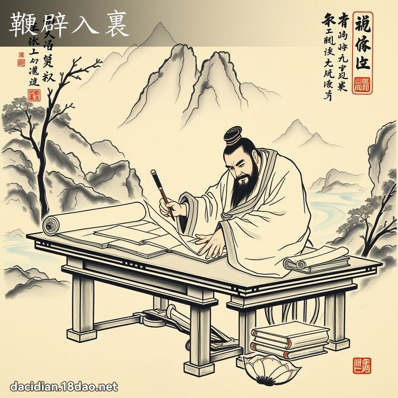 鞭辟入裏 配图