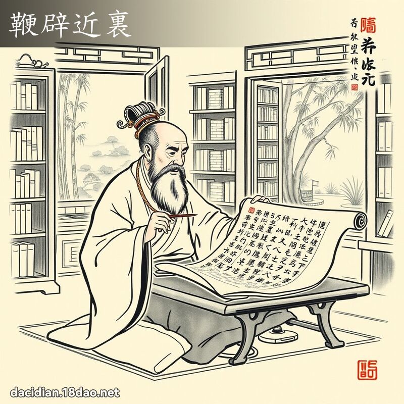 鞭辟近裏 配图