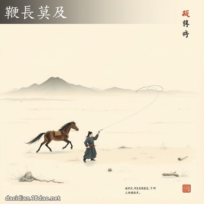 鞭長莫及 配图