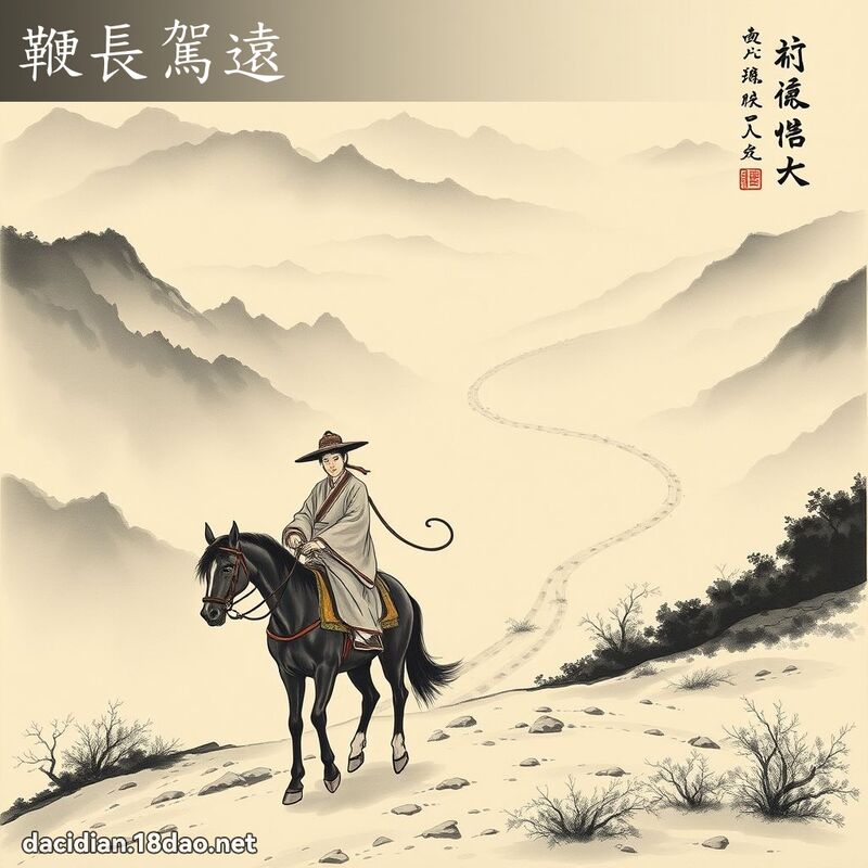 鞭長駕遠 配图
