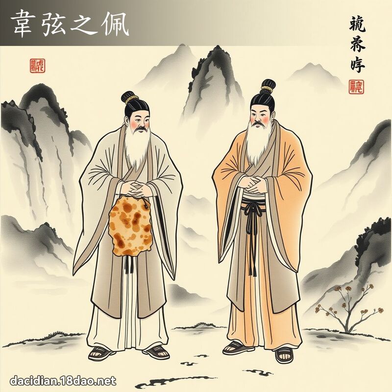 韋弦之佩 配图