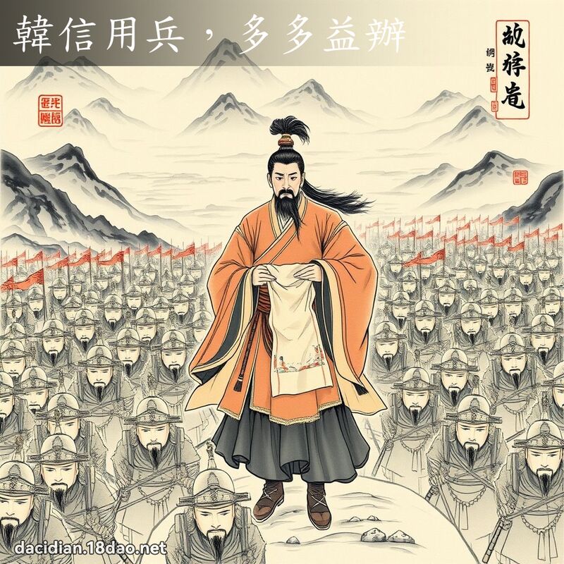 韓信用兵,多多益辦 配图