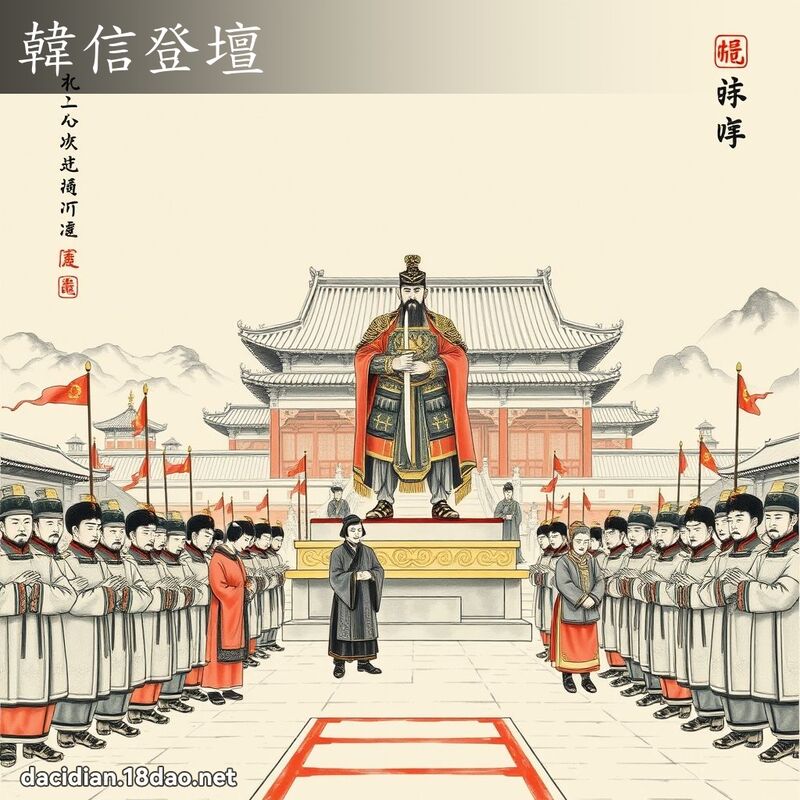 韓信登壇 配图