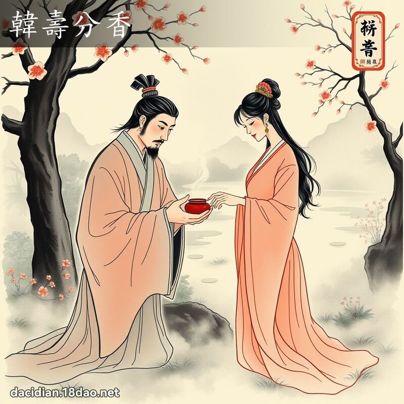韓壽分香 配图
