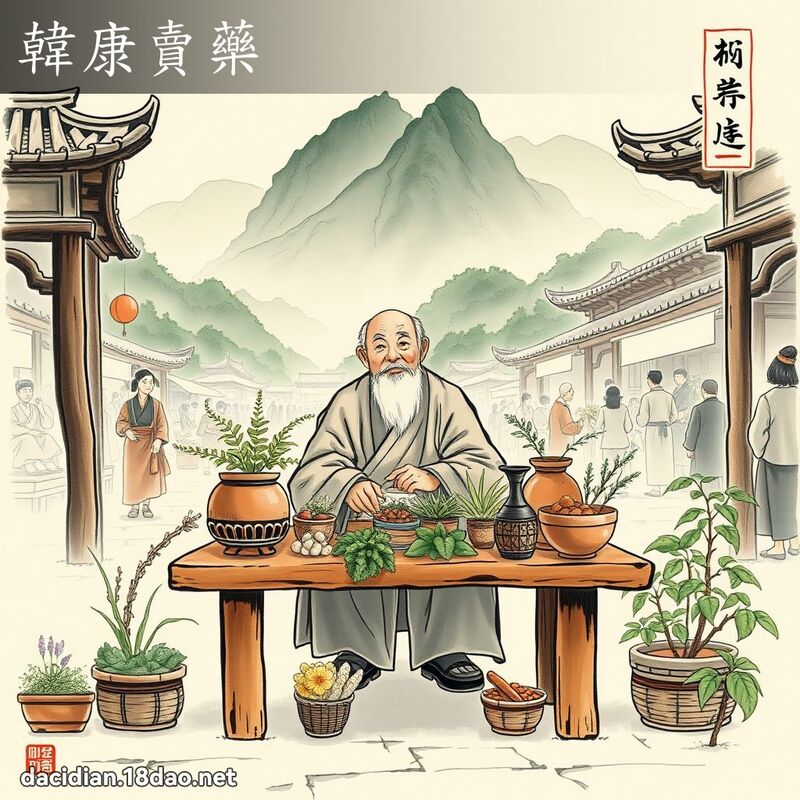 韓康賣藥 配图